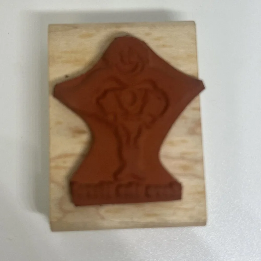 ZERO the Hero Teacher's Wood Mounted Rubber Stamp Vintage Rubber Stampede